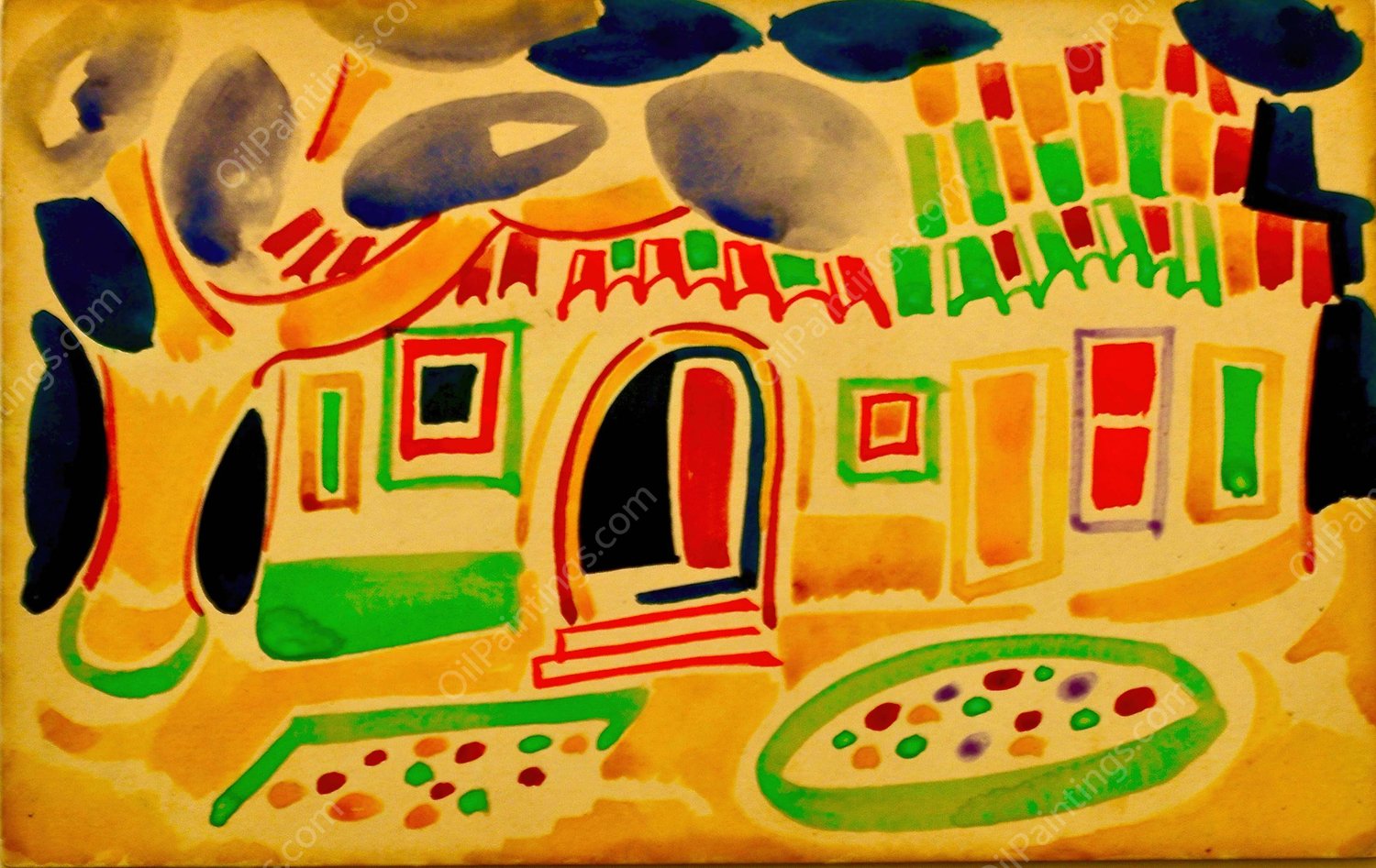 Untitled  by Amadeo De Souza-Cardoso - Hand-Painted Oil Painting Reproduction