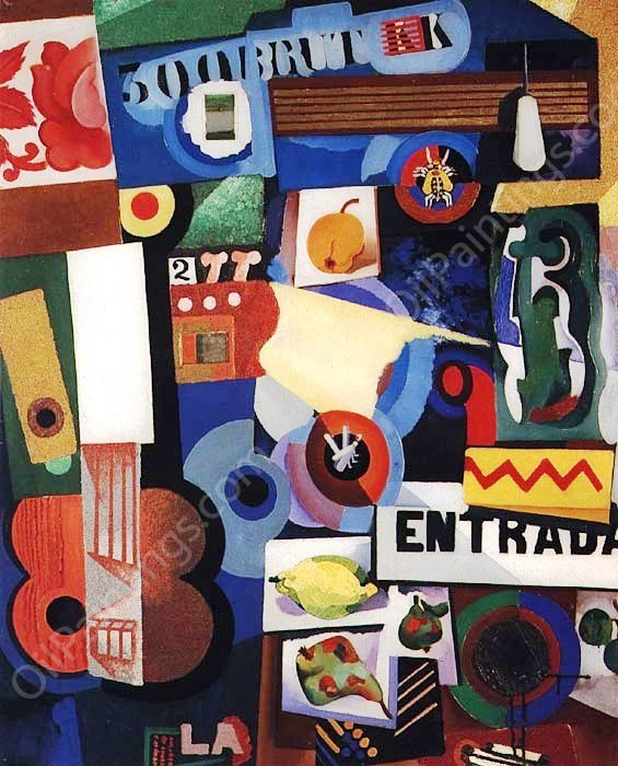 Entrada by Amadeu De Sousa Cardoso - Hand-Painted Oil Painting Reproduction