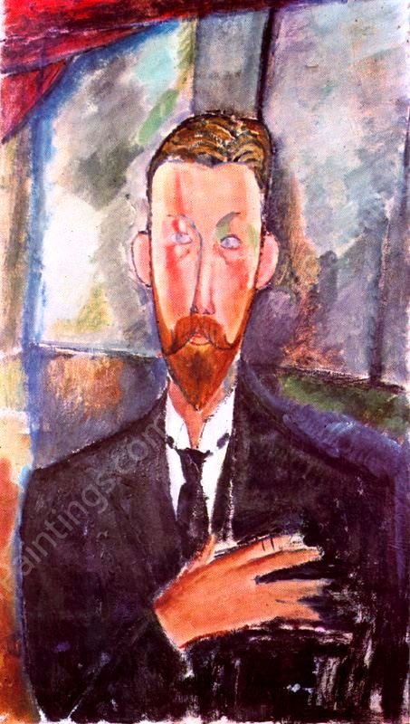 Paul Alexandre  by Amedeo Modigliani - Hand-Painted Oil Painting Reproduction