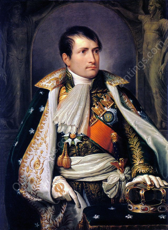Napoleon, King of Italy by Andrea Appiani - Hand-Painted Oil Painting Reproduction