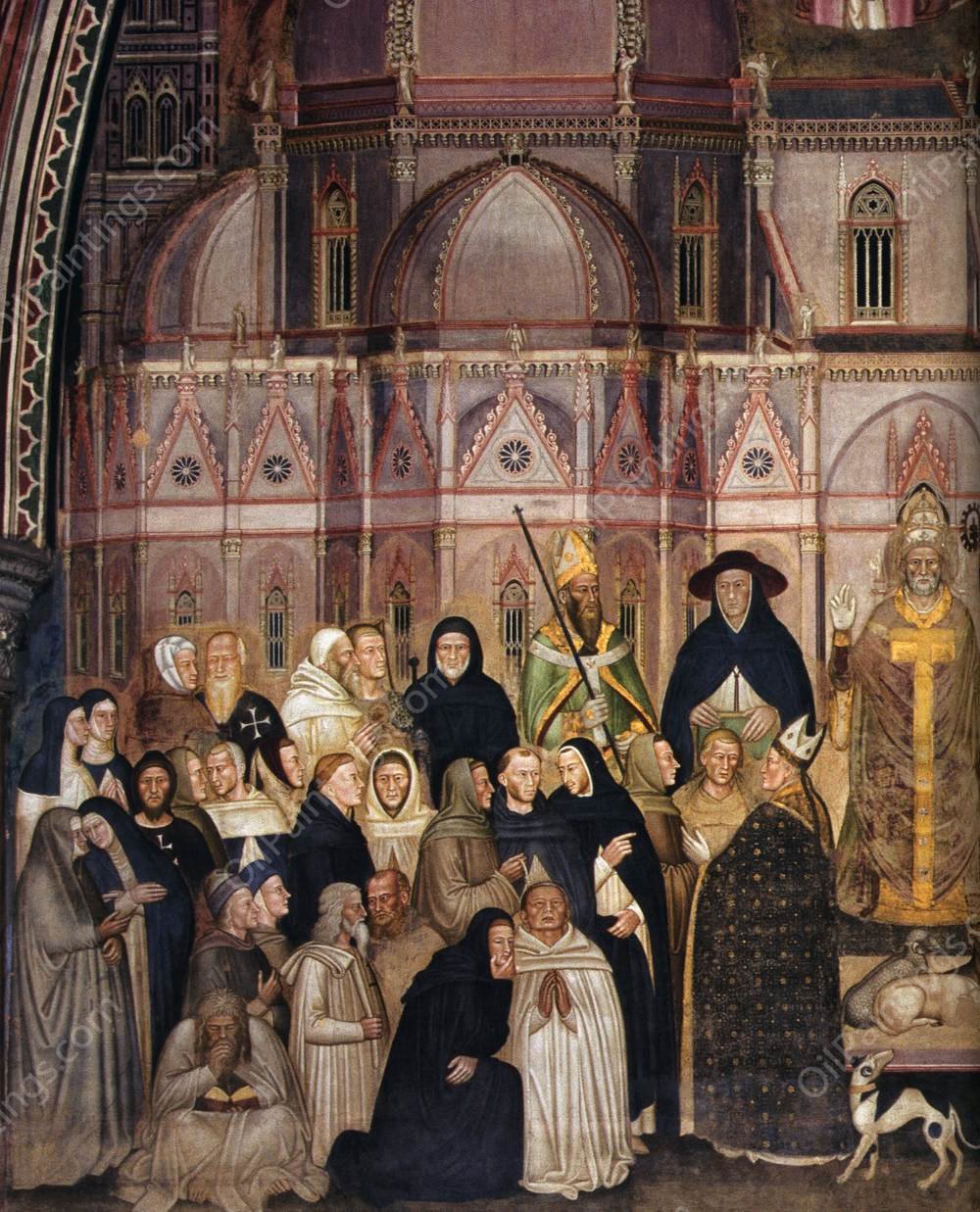 Way of Salvation Detail by Andrea Di Bartolo - Hand-Painted Oil Painting Reproduction