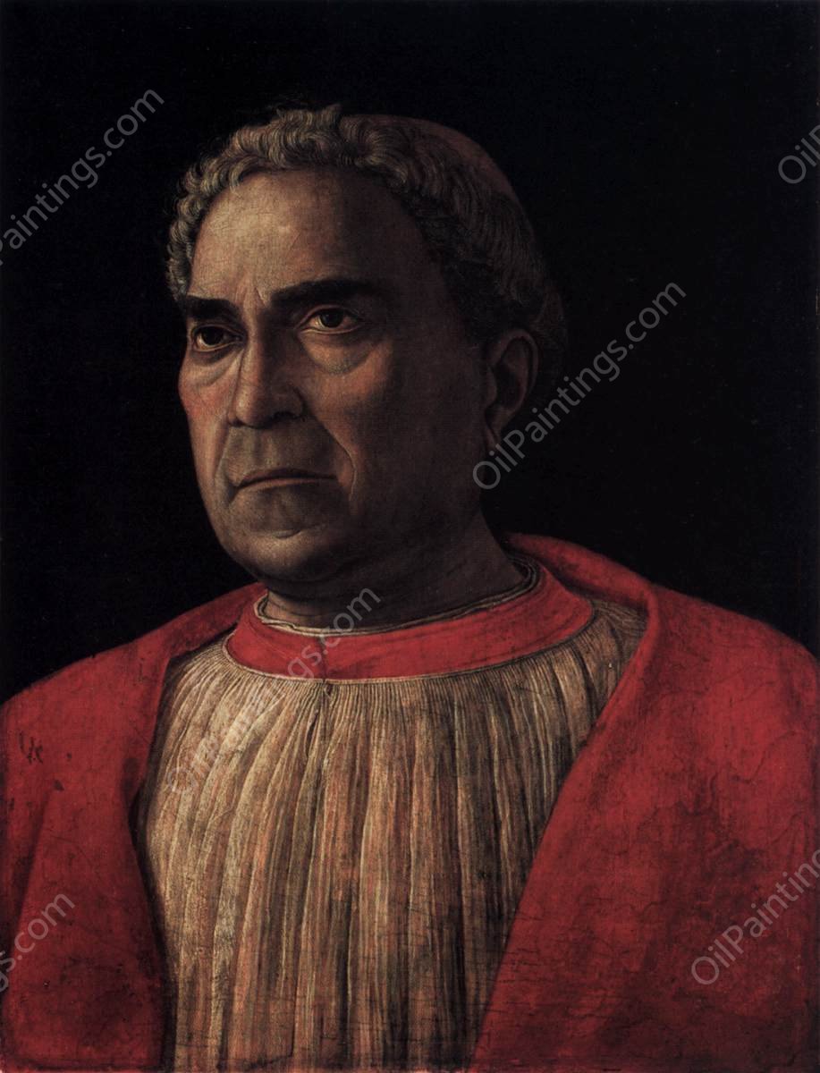 Cardinal Lodovico Trevisan by Andrea Mantegna - Hand-Painted Oil Painting Reproduction
