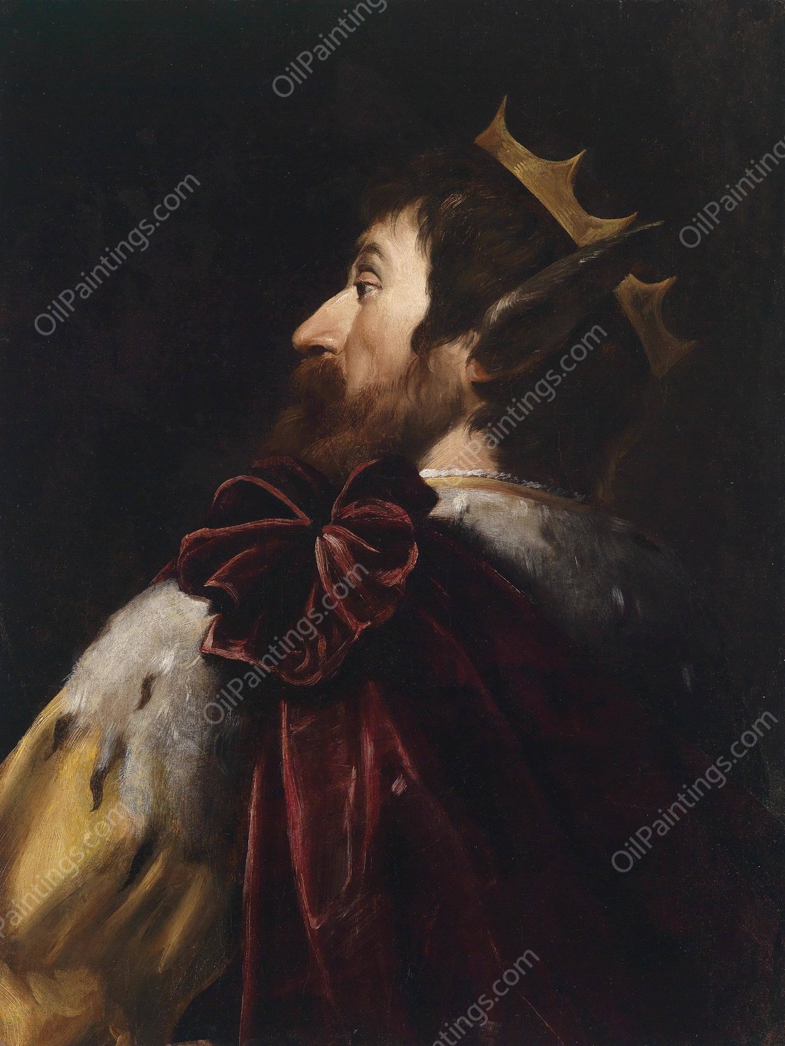 King Midas by Andrea Vaccaro - Hand-Painted Oil Painting Reproduction