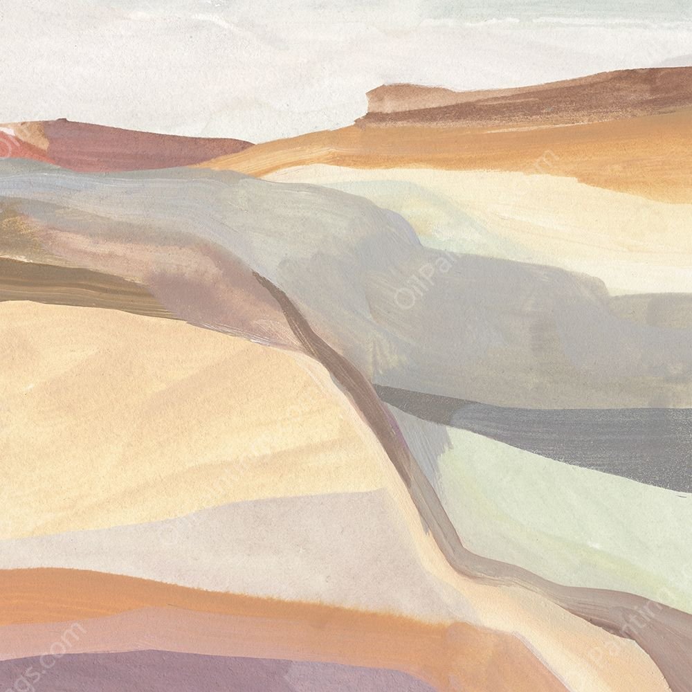 Canyon Rim II by Annie Warren - Hand-Painted Oil Painting Reproduction