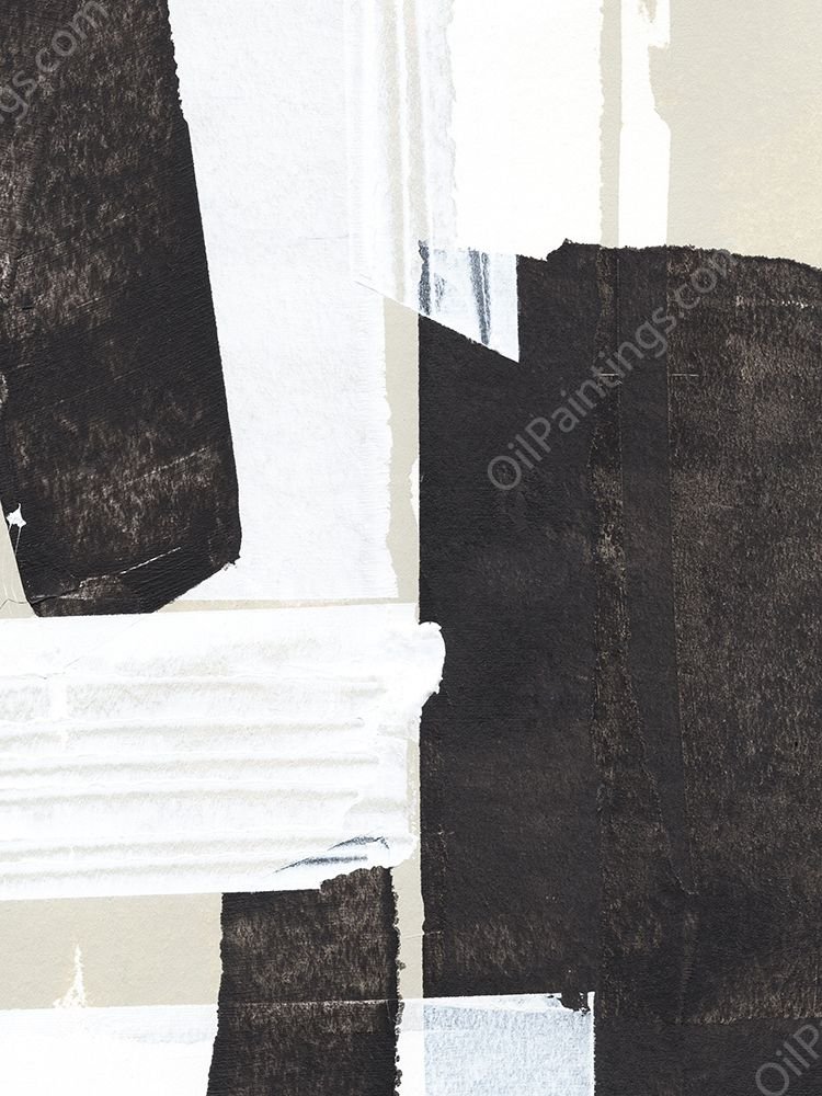 Neutral Intersect I by Annie Warren - Hand-Painted Oil Painting Reproduction