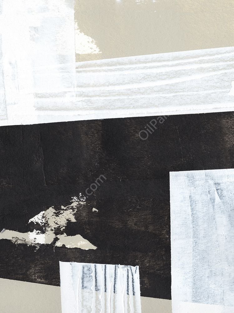 Neutral Intersect VI by Annie Warren - Hand-Painted Oil Painting Reproduction