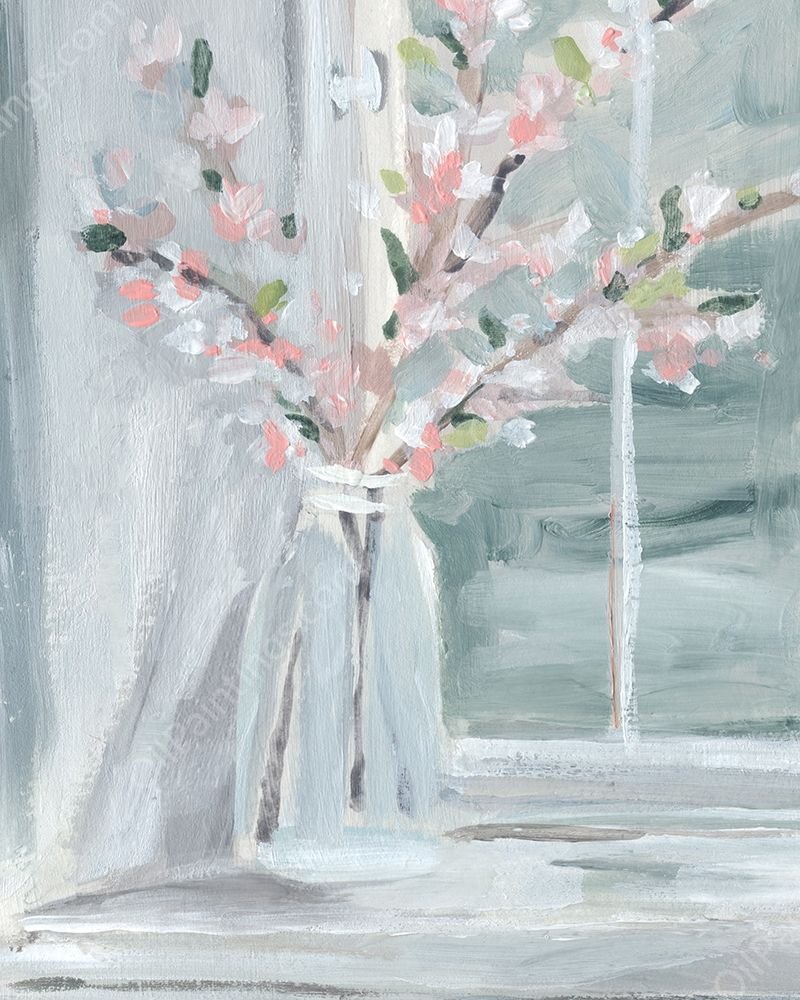 Spring Sunlight I by Annie Warren - Hand-Painted Oil Painting Reproduction