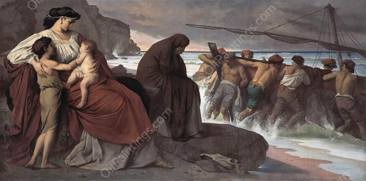 Medea by Anselm Feuerbach - Hand-Painted Oil Painting Reproduction