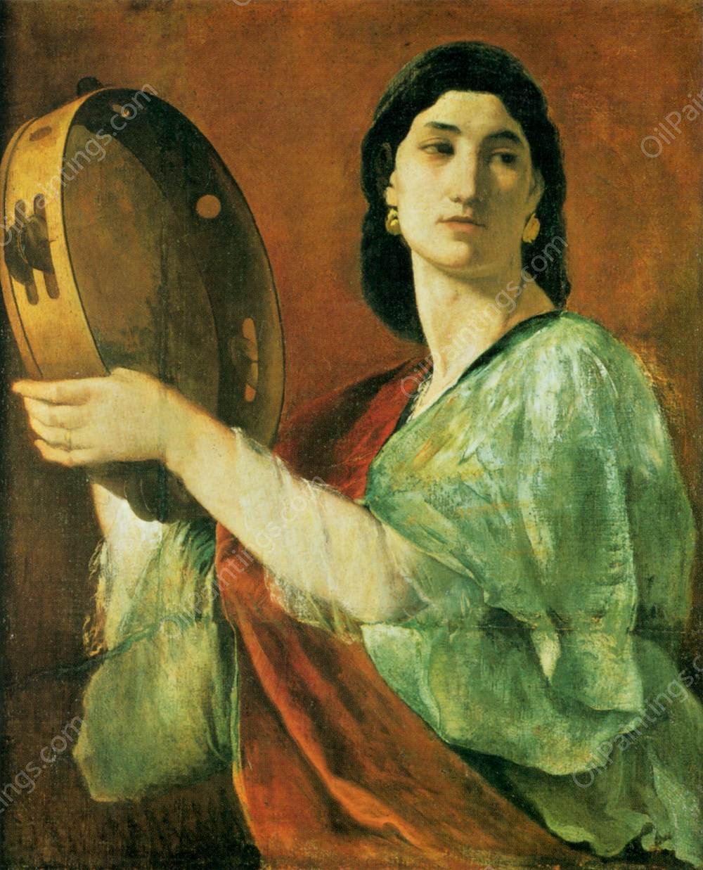 Miriam by Anselm Feuerbach - Hand-Painted Oil Painting Reproduction