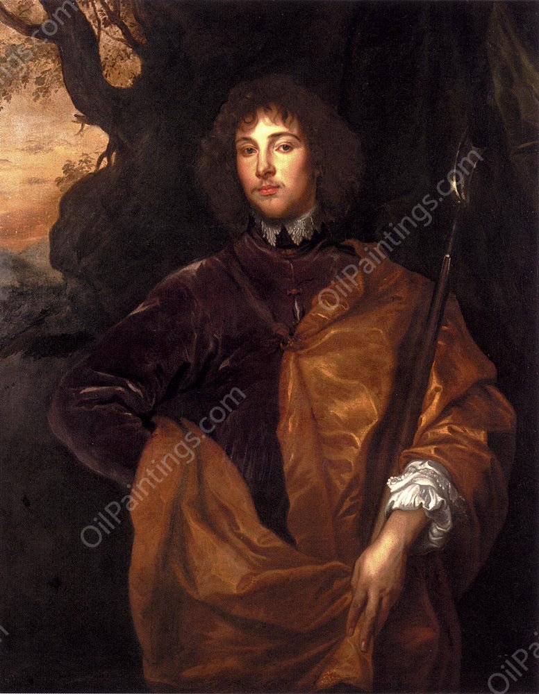 Portrait of Philip, Lord Wharton by Anthony Van Dyck - Hand-Painted Oil Painting Reproduction
