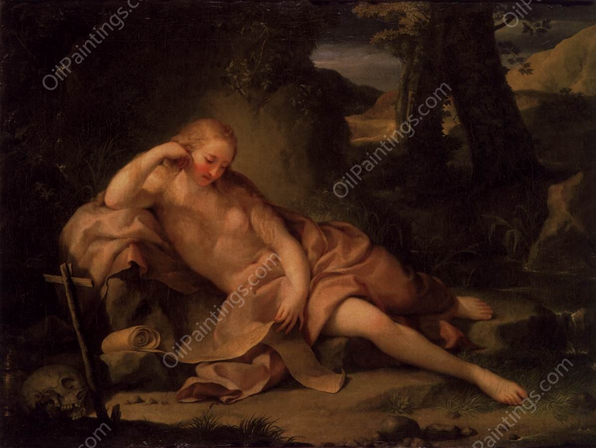 The Penitent Magdalene by Anton Raphael Mengs - Hand-Painted Oil Painting Reproduction