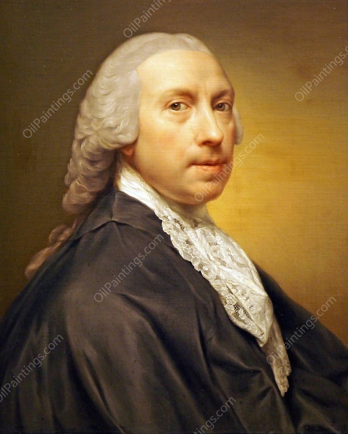 Self-portrait  by Anton Von Maron - Hand-Painted Oil Painting Reproduction