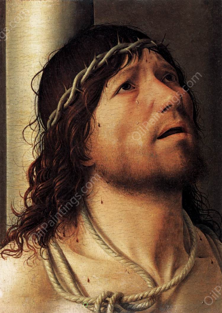 Christ at the Column by Antonello Da Messina - Hand-Painted Oil Painting Reproduction
