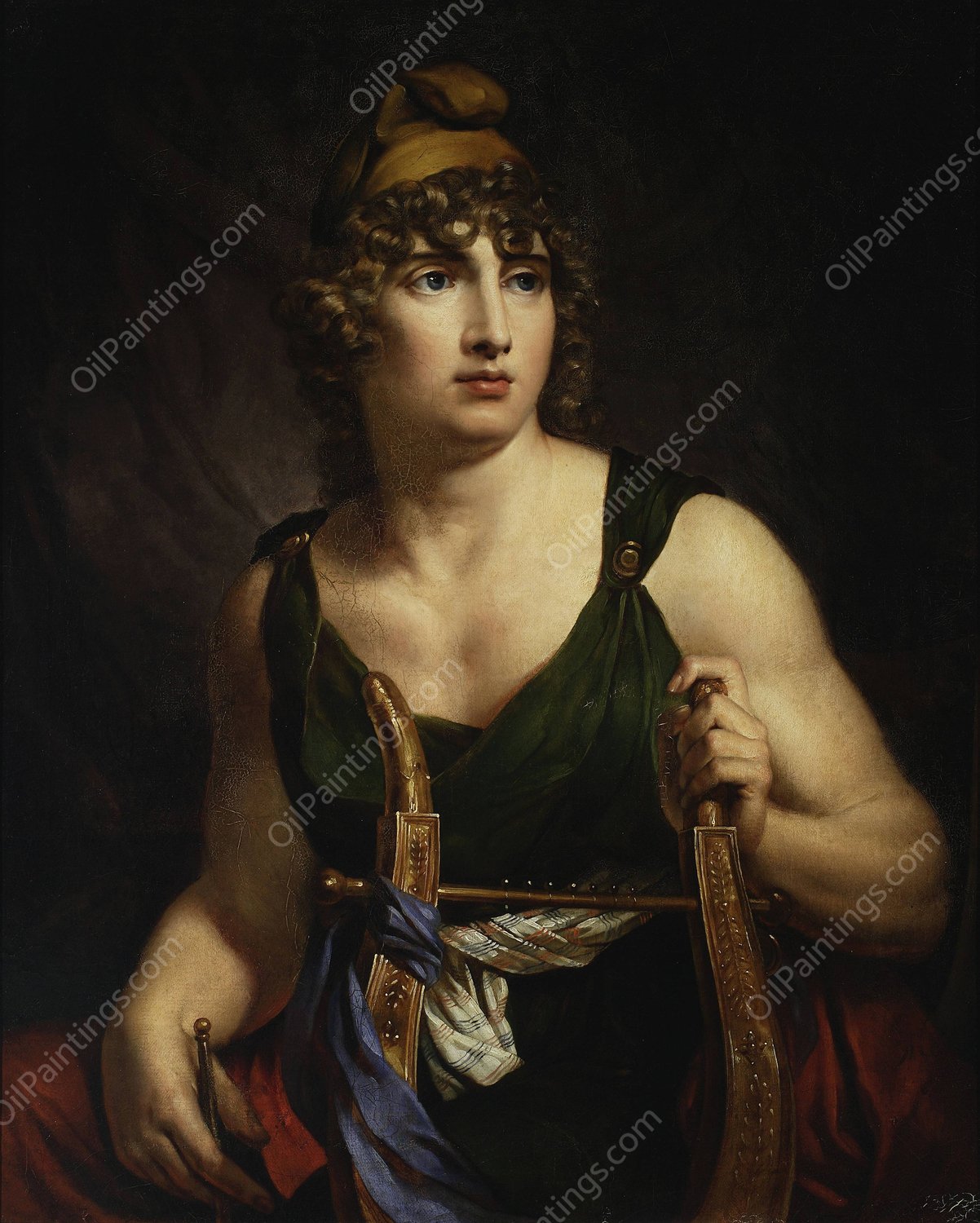 Paris in the Phrygian cap  by Antoni Brodowski - Hand-Painted Oil Painting Reproduction