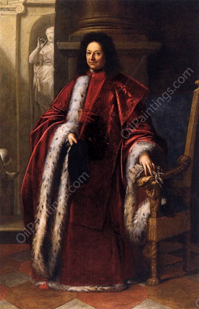 Portrait of a Procurator by Antonio Bellucci - Hand-Painted Oil Painting Reproduction