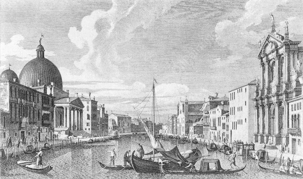 Portrait of Admiral James Berkeley 3rd Earl of Berkeley 1680 - 1736 by Antonio Visentini - Hand-Painted Oil Painting Reproduction