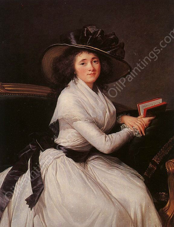 Comtesse de la Chatre by Elisabeth Vigee-Lebrun - Hand-Painted Oil Painting Reproduction
