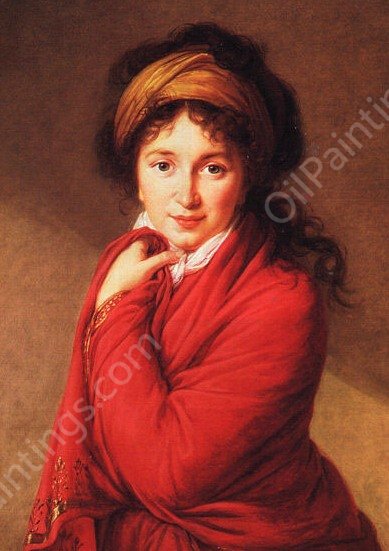 Portrait of Countess Golovine by Elisabeth Vigee-Lebrun - Hand-Painted Oil Painting Reproduction