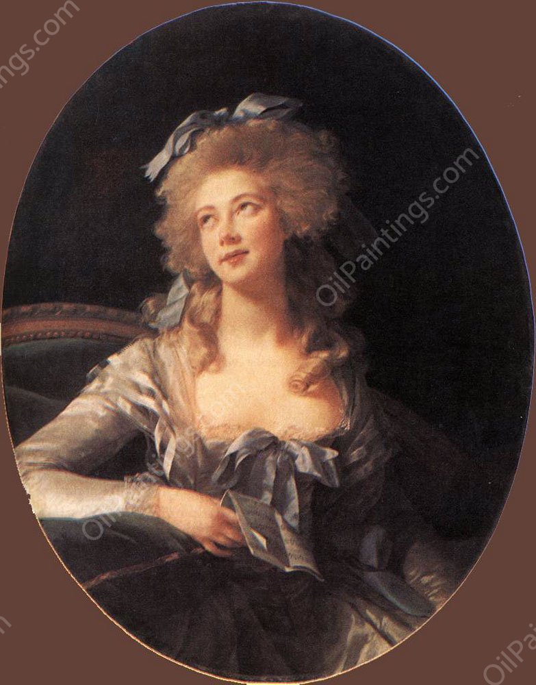 Portrait of Madame Grand by Elisabeth Vigee-Lebrun - Hand-Painted Oil Painting Reproduction