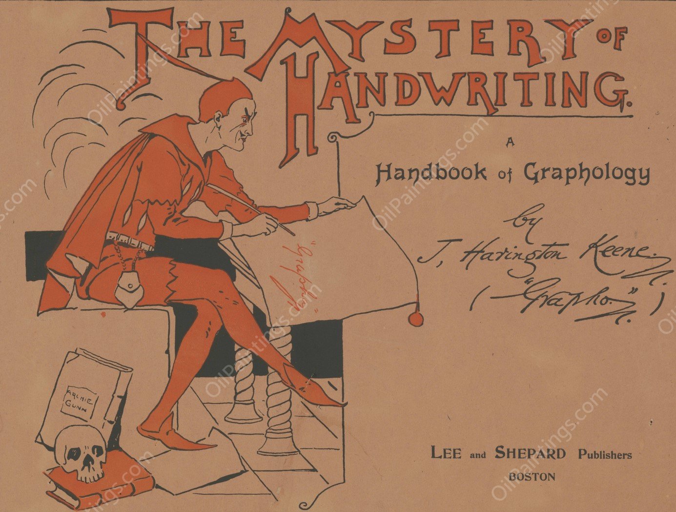 The mystery of handwriting  by Archie Gunn - Hand-Painted Oil Painting Reproduction