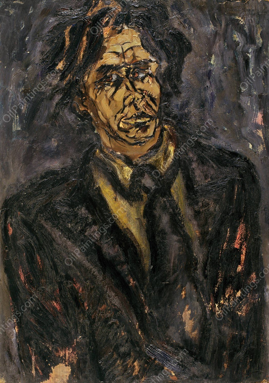 Zelfportret by Arie Van De Giessen - Hand-Painted Oil Painting Reproduction