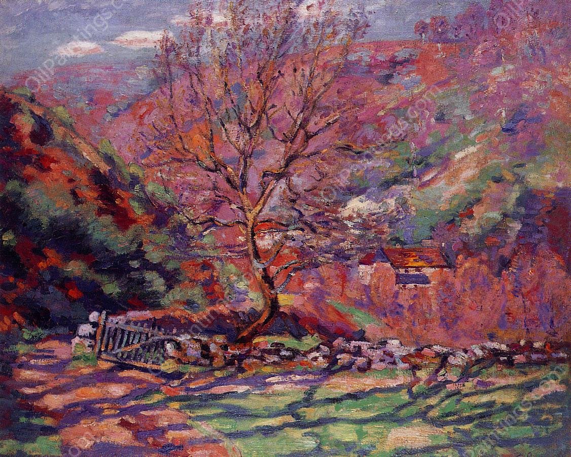 Crozand, Solitude by Armand Guillaumin - Hand-Painted Oil Painting Reproduction