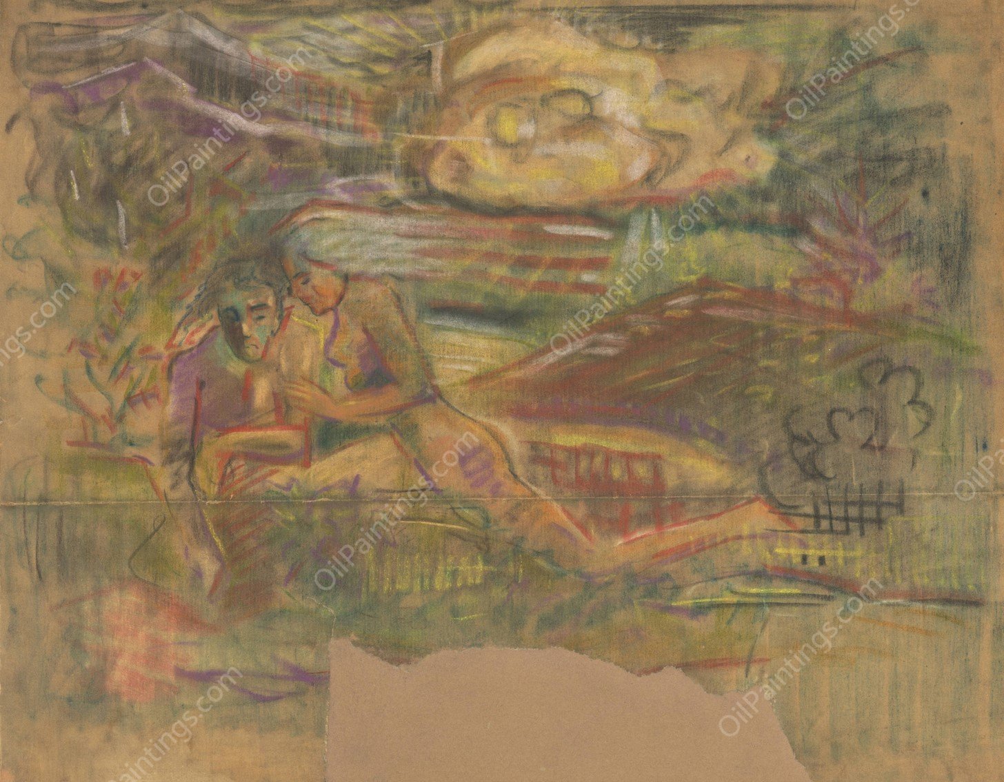 Desire  by Arnold Peter Weisz-Kubincan - Hand-Painted Oil Painting Reproduction