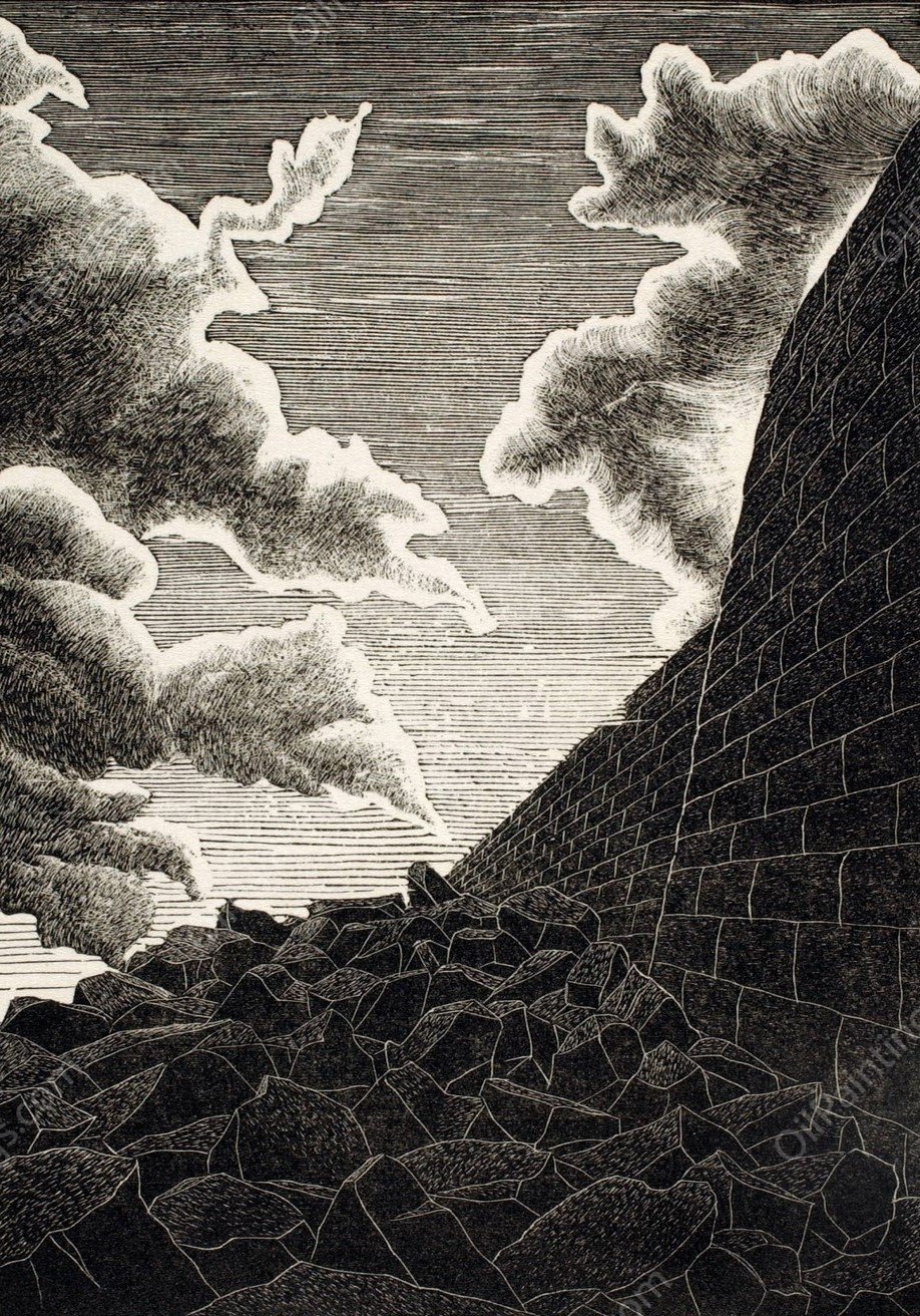 Masury Versus Sky  by Arnold Wiltz - Hand-Painted Oil Painting Reproduction