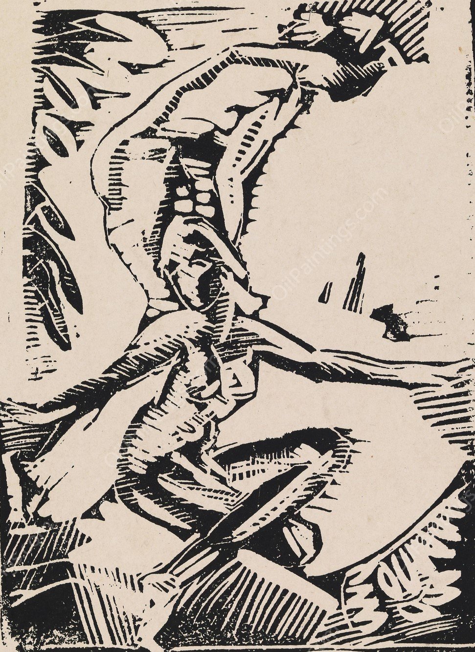 Balance  by Arthur Bowen Davies - Hand-Painted Oil Painting Reproduction