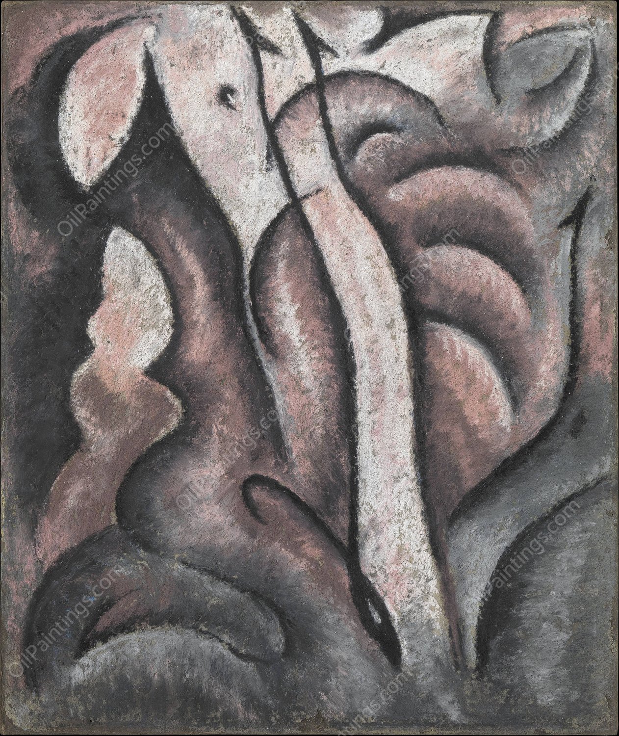 Sentimental Music  by Arthur Dove - Hand-Painted Oil Painting Reproduction