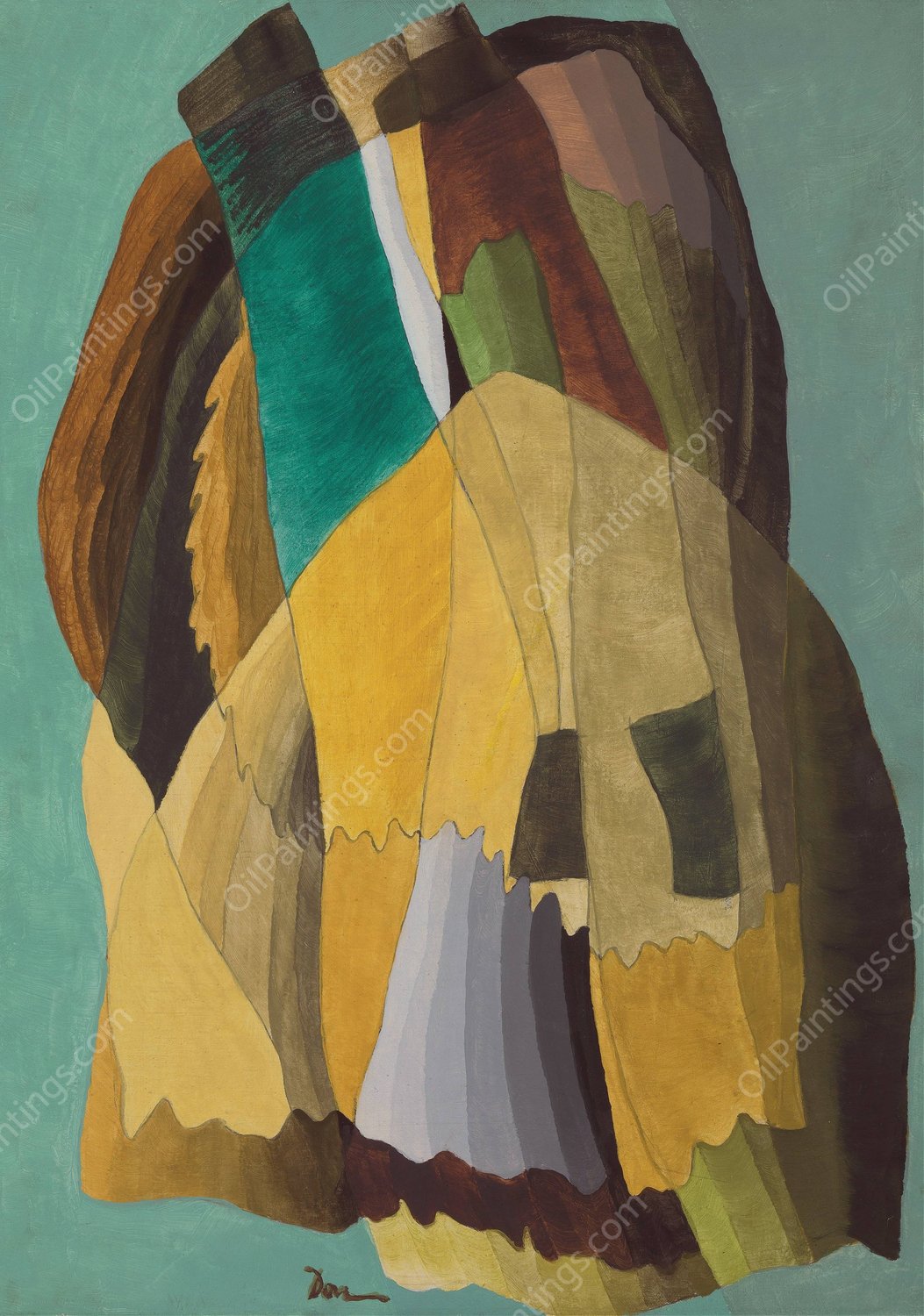 Shore Road  by Arthur Dove - Hand-Painted Oil Painting Reproduction