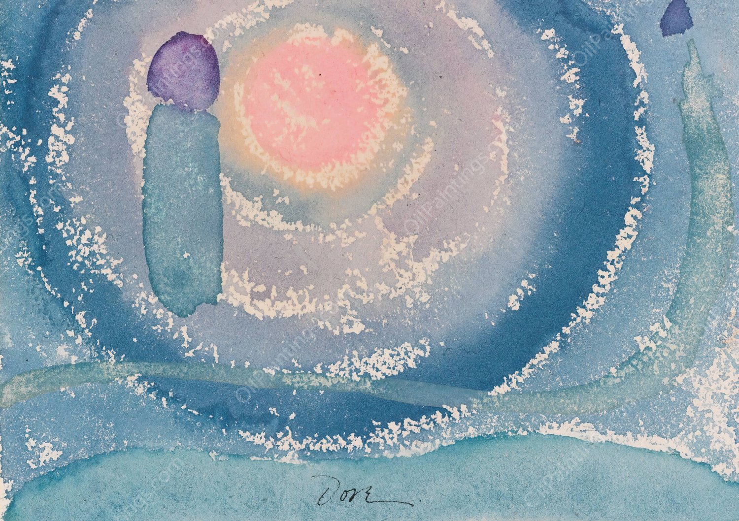 Sunrise I  by Arthur Dove - Hand-Painted Oil Painting Reproduction