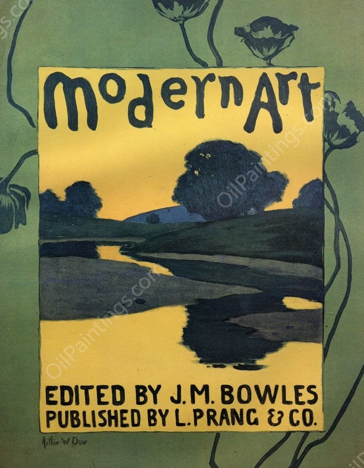 Modern Art by Arthur Wesley Dow - Hand-Painted Oil Painting Reproduction