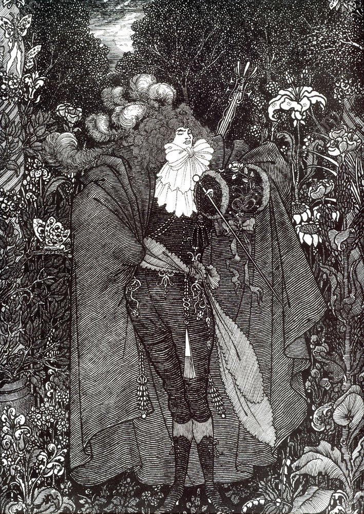 Nightpiece
 by Aubrey Beardsley - Hand-Painted Oil Painting Reproduction