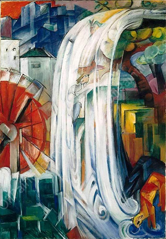 The Bewitched Mill by August Macke - Hand-Painted Oil Painting Reproduction