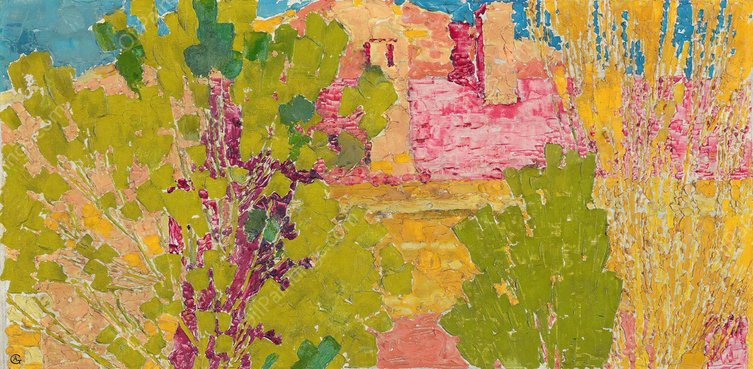 Evening In Florence I  by Augusto Giacometti - Hand-Painted Oil Painting Reproduction