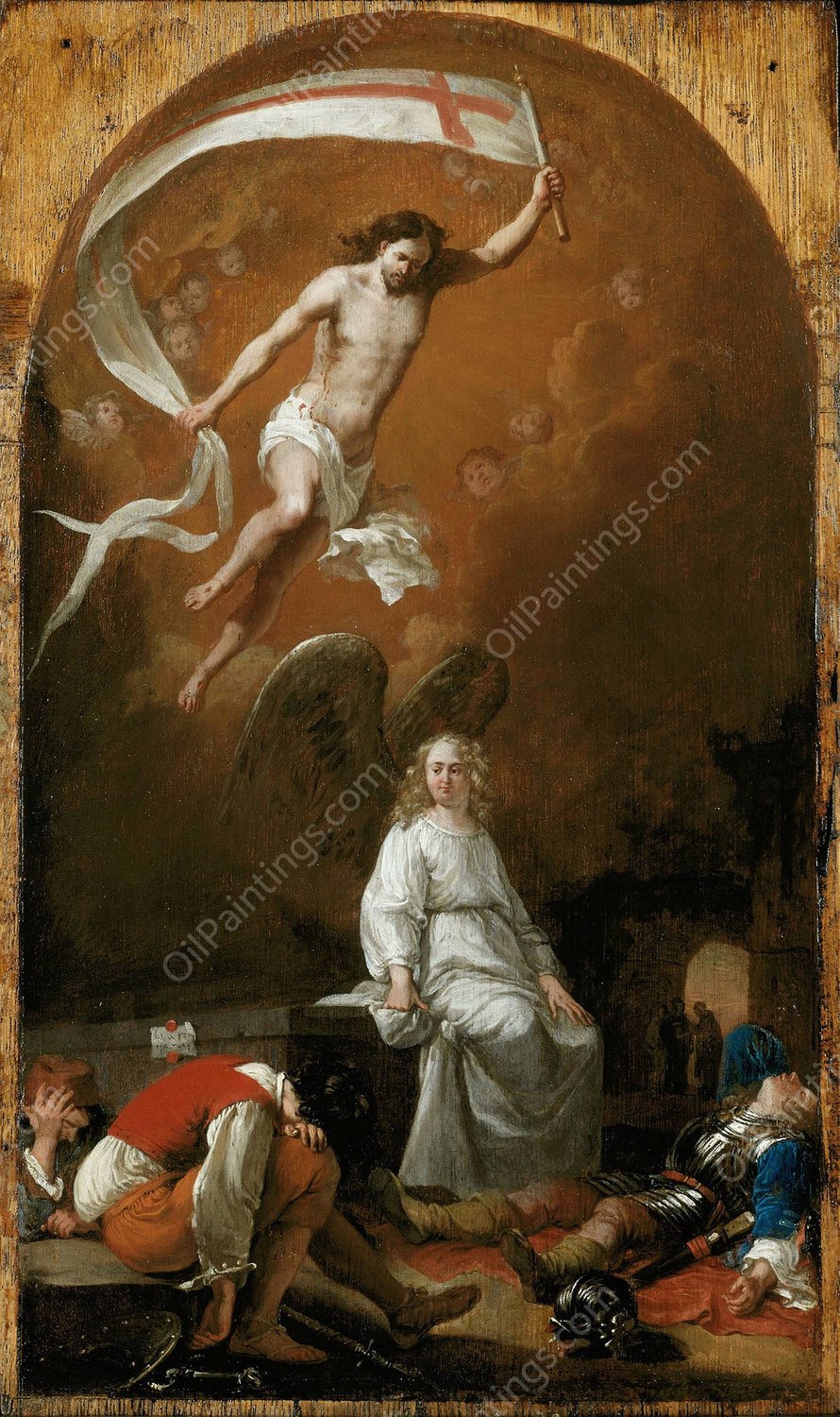 The Resurrection  by Bartholomeus Breenbergh - Hand-Painted Oil Painting Reproduction