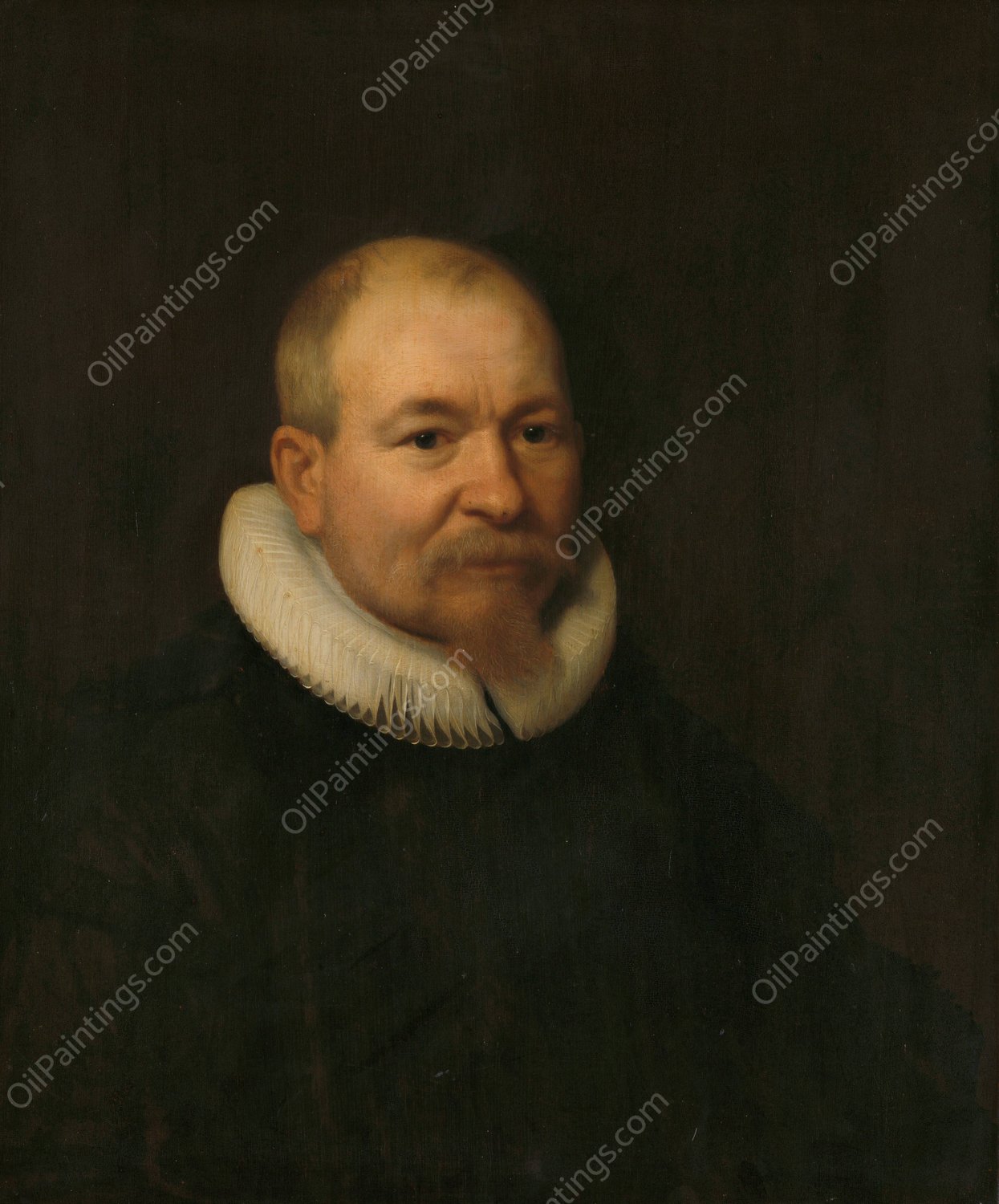 Samuel van Lansbergen  by Bartholomeus Van Der Helst - Hand-Painted Oil Painting Reproduction