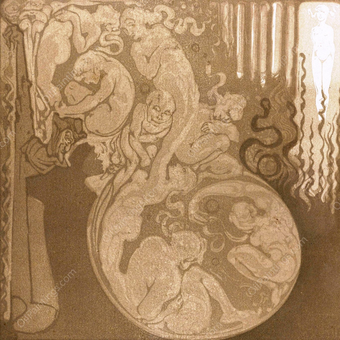 Droomachtig tafereel  by Bernard Willem Wierink - Hand-Painted Oil Painting Reproduction