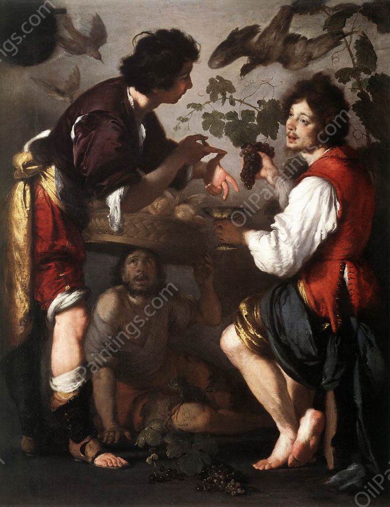 Joseph Telling His Dreams by Bernardo Strozzi - Hand-Painted Oil Painting Reproduction