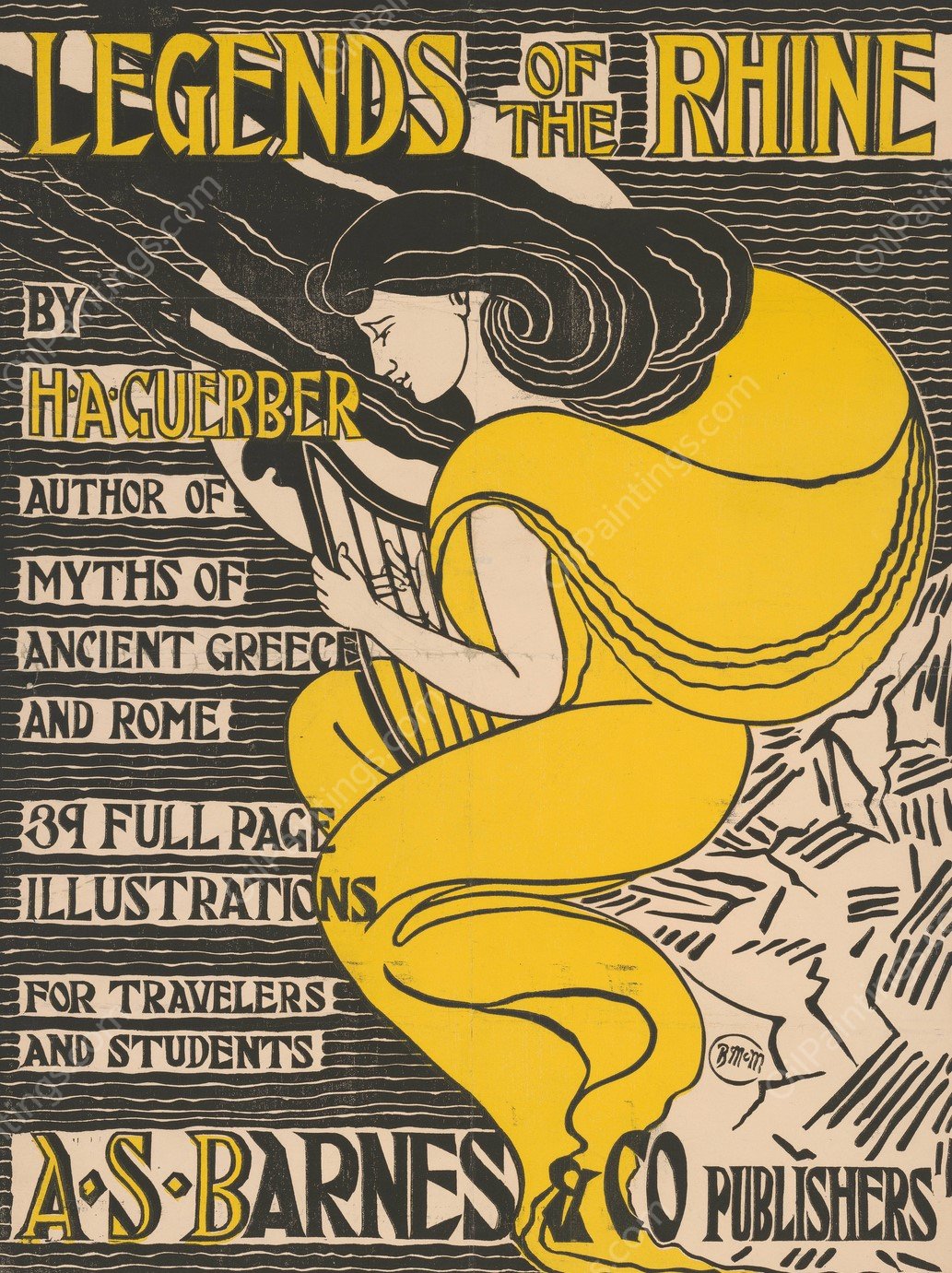 Legends of the Rhine  by Blanche Mcmanus - Hand-Painted Oil Painting Reproduction