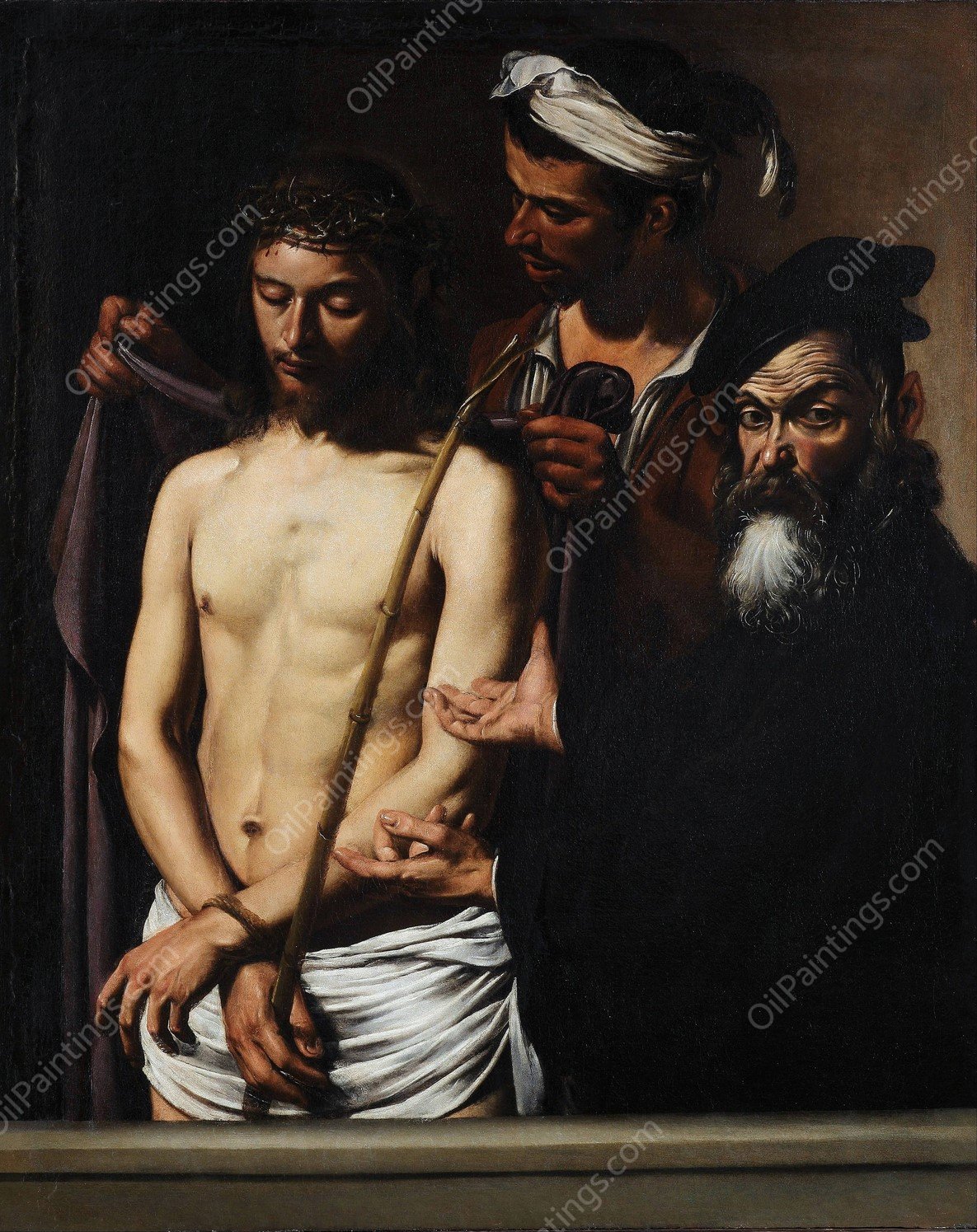 Ecce Homo  by Caravaggio - Hand-Painted Oil Painting Reproduction