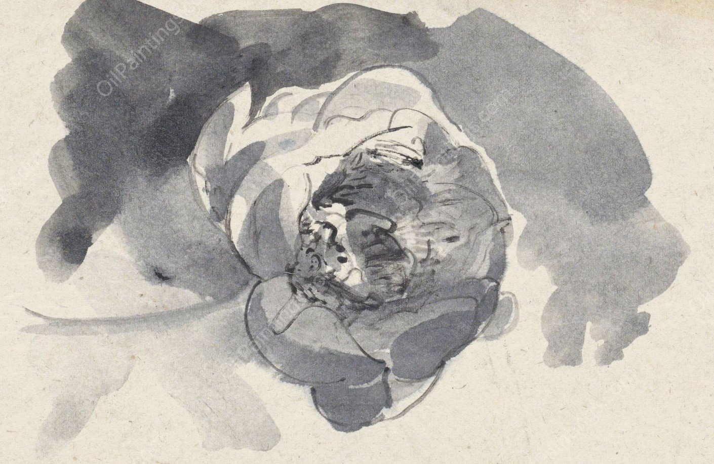 Bloemstudie  by Carel Adolph Lion Cachet - Hand-Painted Oil Painting Reproduction