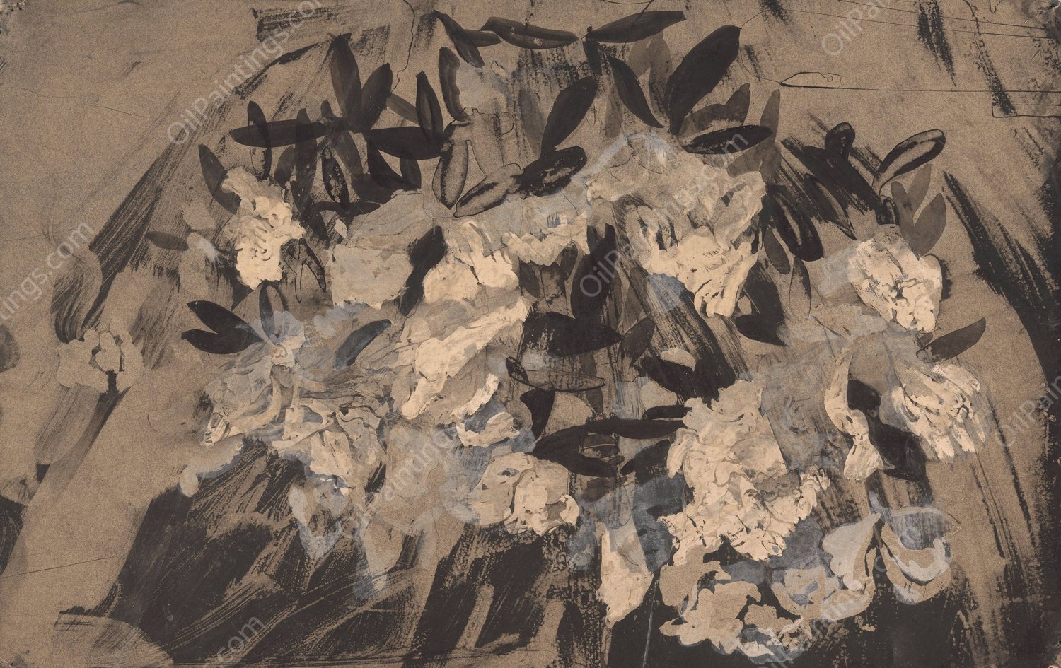 Boeket  by Carel Adolph Lion Cachet - Hand-Painted Oil Painting Reproduction