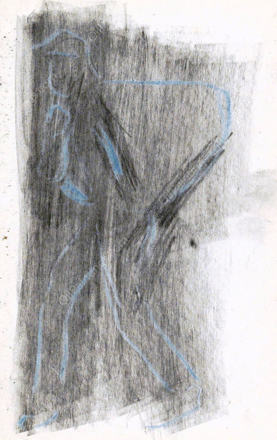 Lopende man met een last op de rug  by Carel Adolph Lion Cachet - Hand-Painted Oil Painting Reproduction