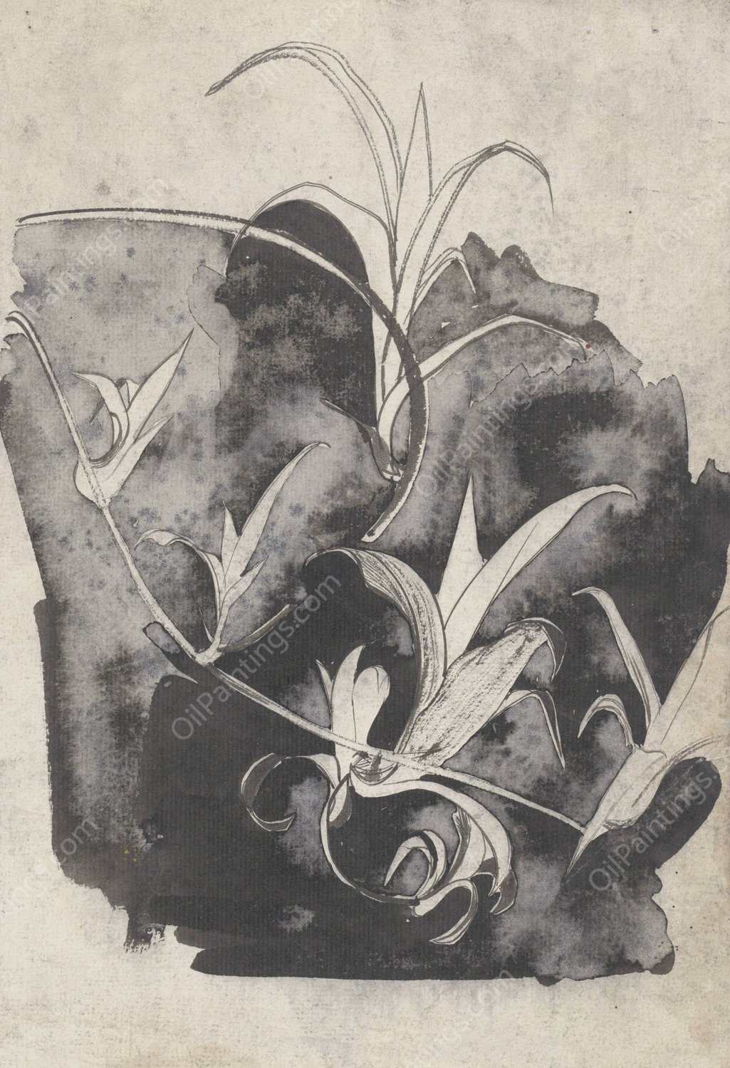 Tak met jonge loten  by Carel Adolph Lion Cachet - Hand-Painted Oil Painting Reproduction