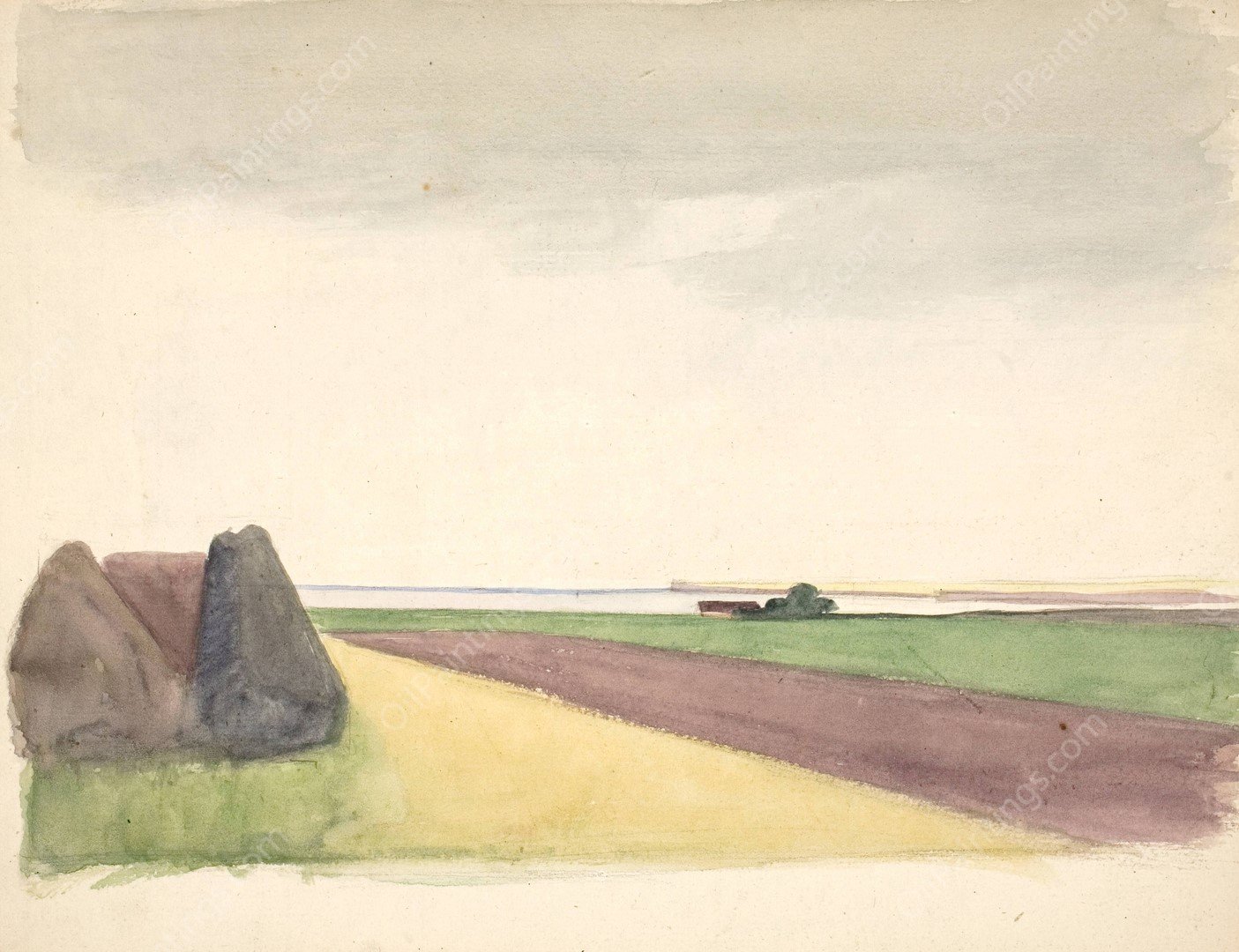 Laesende dame  by Carl Bloch - Hand-Painted Oil Painting Reproduction