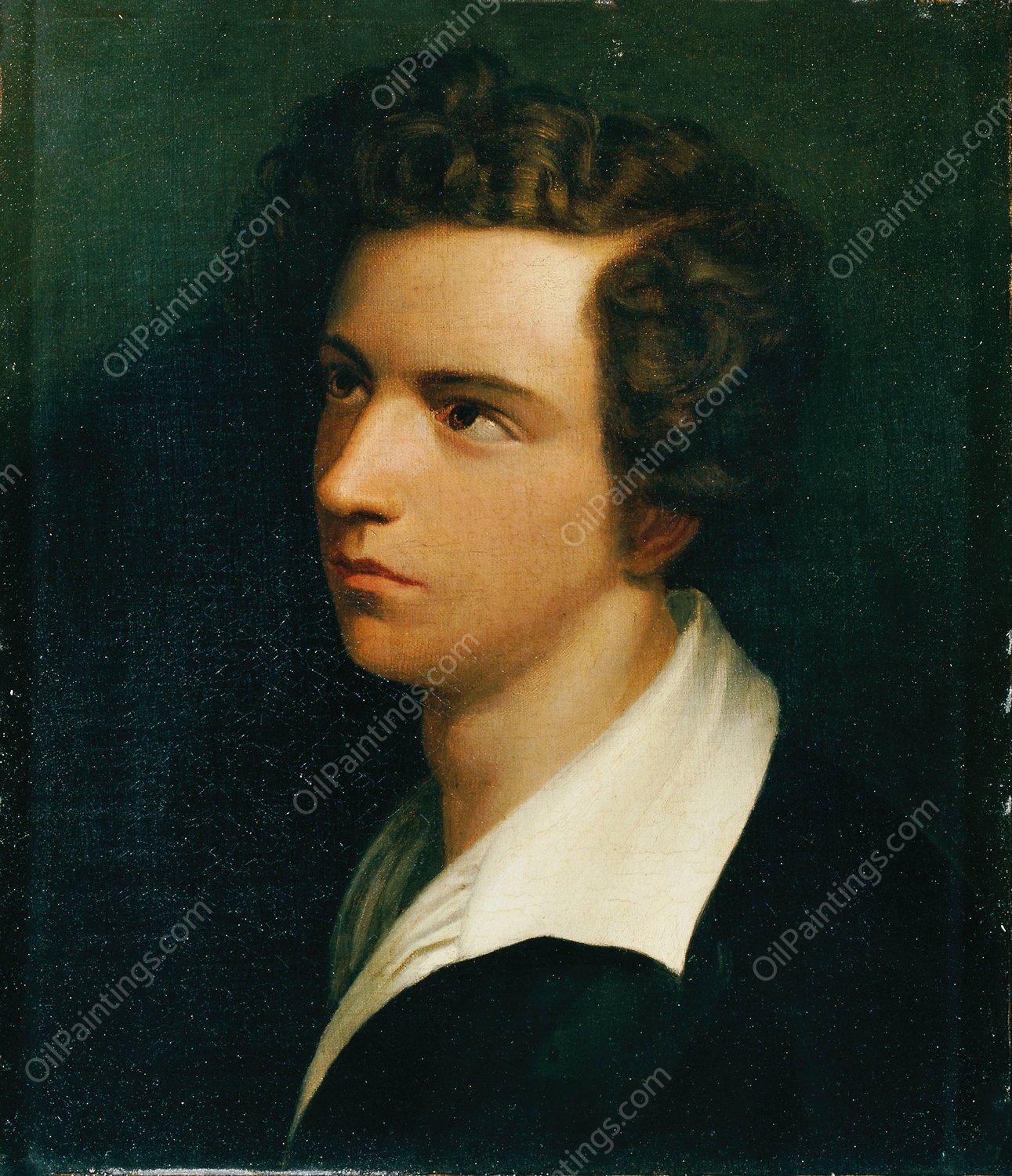 Der Maler Joseph Hasslwander  by Carl Rahl - Hand-Painted Oil Painting Reproduction