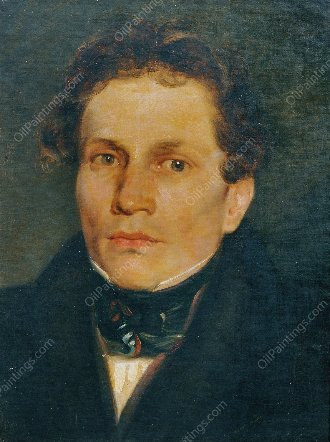 Joseph Ramelmayr  by Carl Rahl - Hand-Painted Oil Painting Reproduction