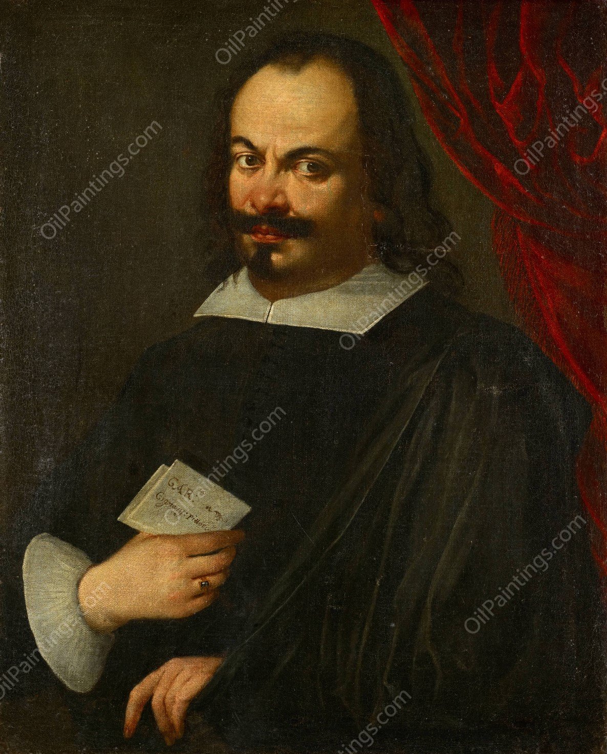 Self-Portrait by Carlo Cignani - Hand-Painted Oil Painting Reproduction